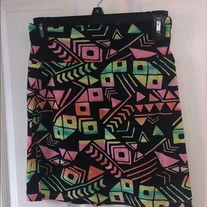 Patterned skirt